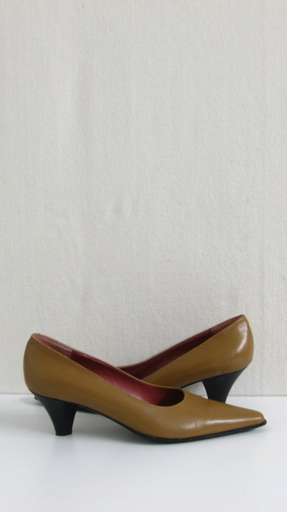 spitze Pumps, 100% Leder