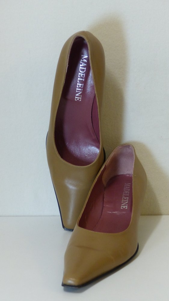 spitze Pumps, 100% Leder