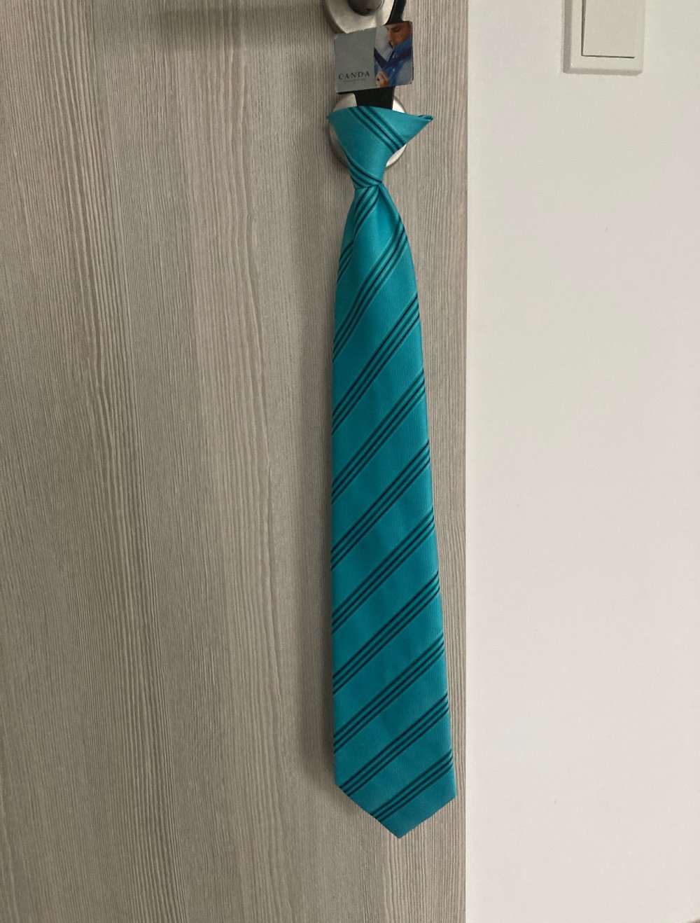 Krawatte von C&A Canda Türkis blau