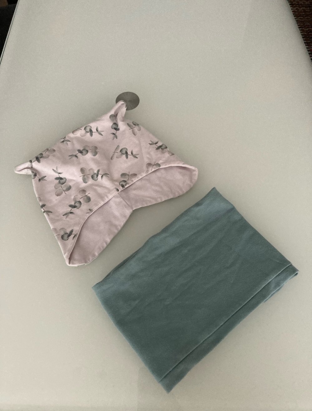 Diy Mütze und Schal Mint