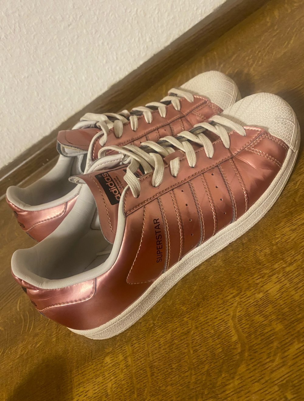 Adidas metallic sneaker