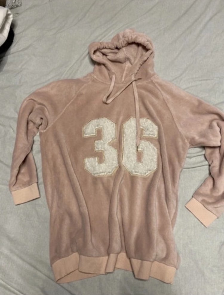 Kuschel Pulli rosa Gr M Long
