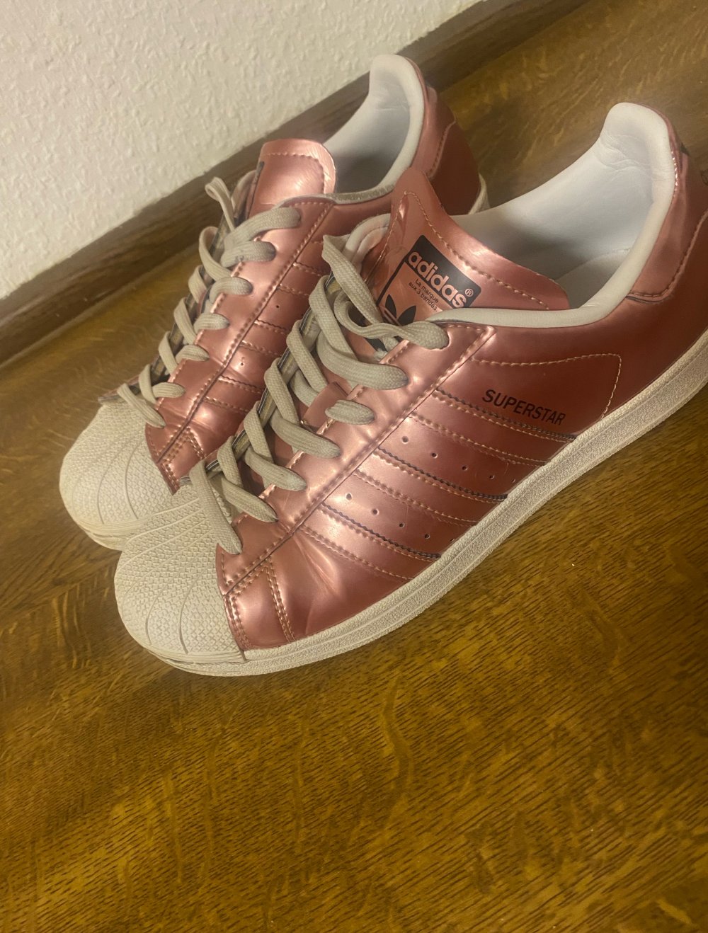 Adidas metallic sneaker