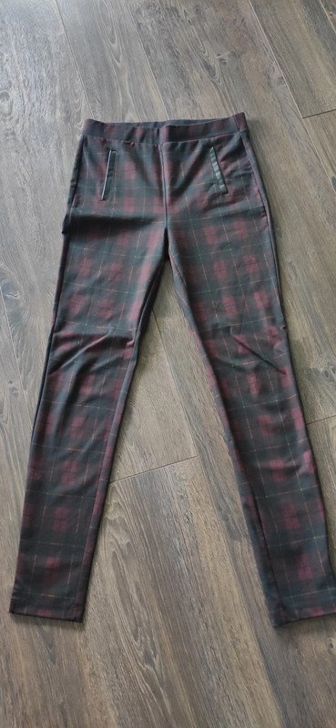Karierte Leggings