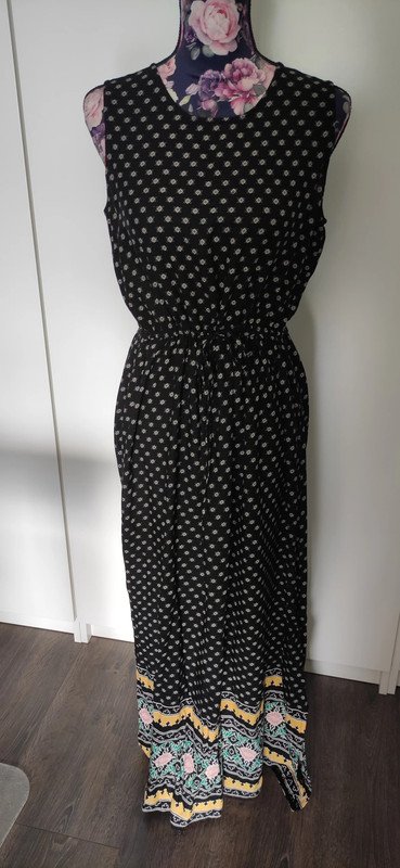 Gemustertes Maxikleid