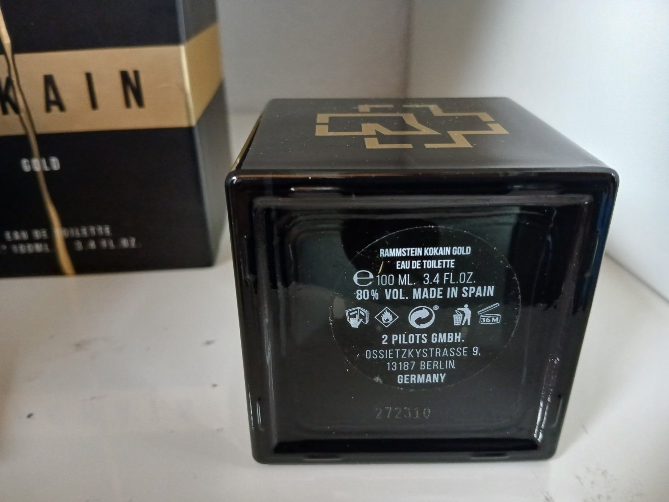 Rammstein Kokain Gold 100 ml Herren Fan Duft