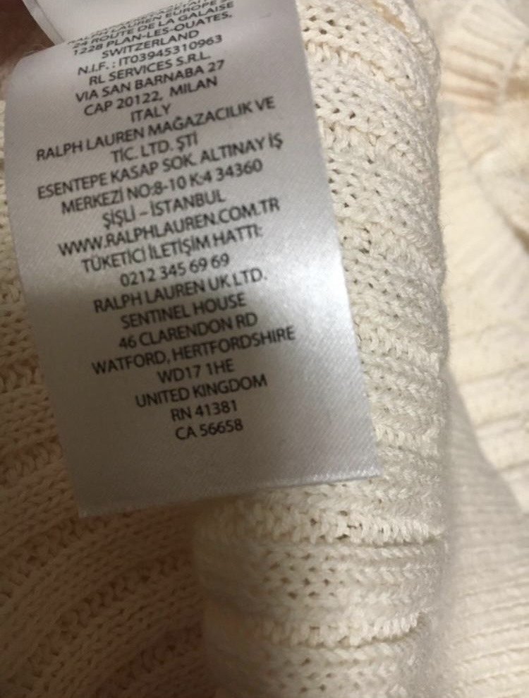Ralph Lauren leinen-wolle Shirt