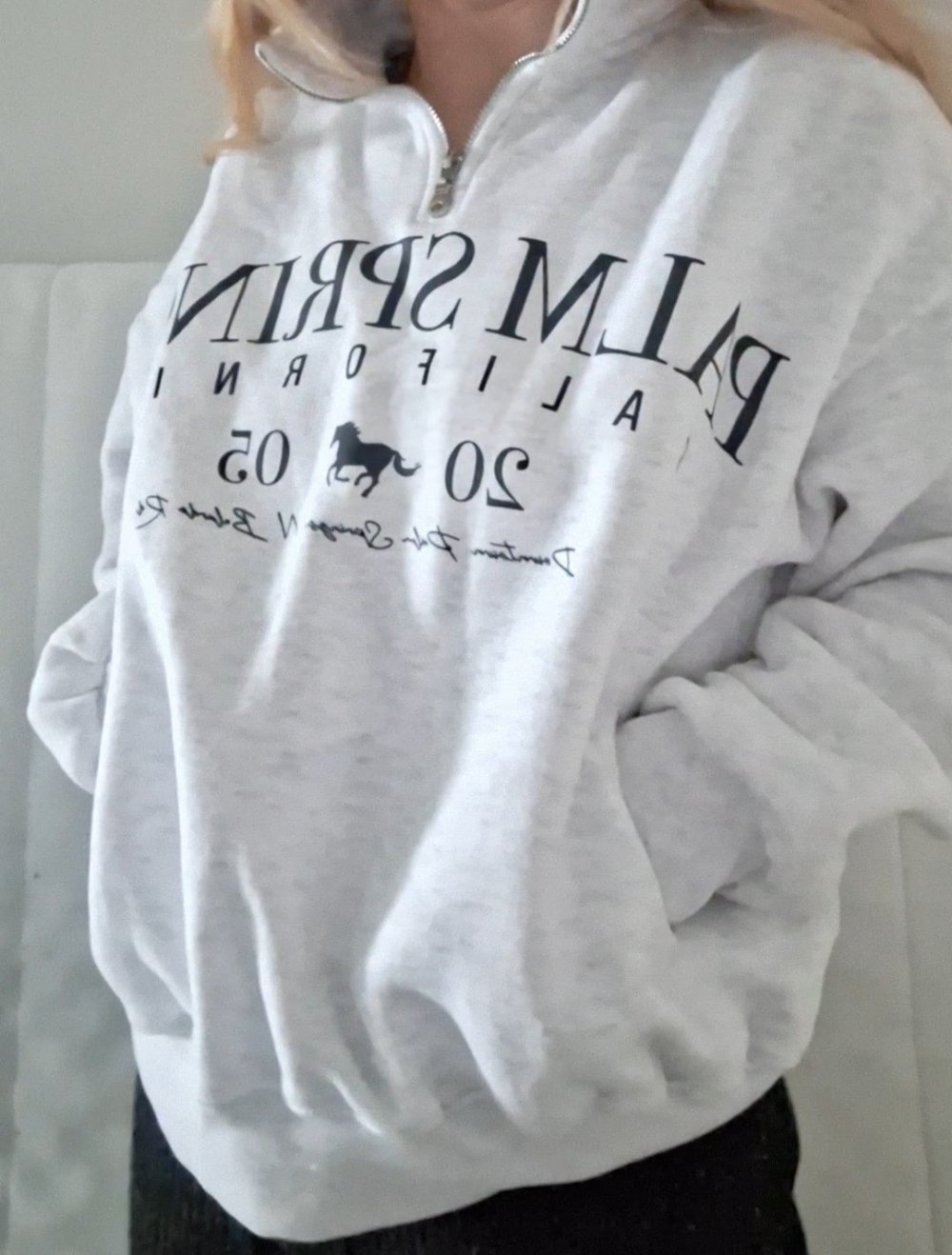 sweatshirt grau