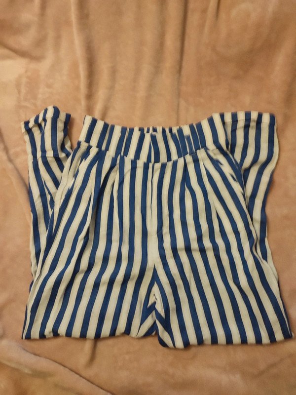 Leinenhose gestreift