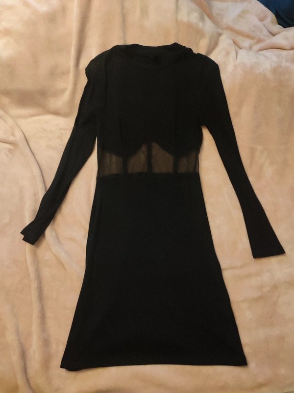 Kleid Mesh Cut Out