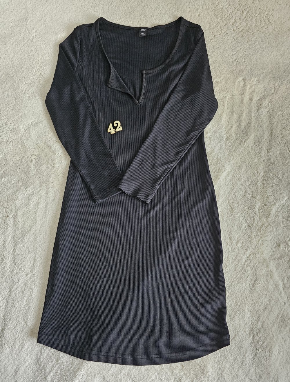 Shein • geripptes Kleid