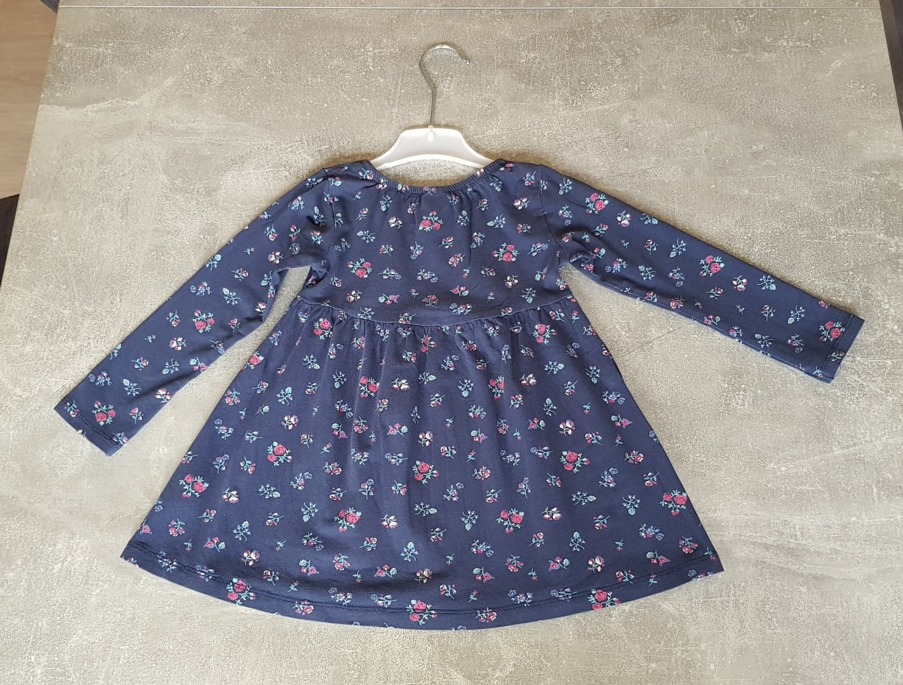 Pusblu Langarmkleid Gr.98 #rosen #blumen