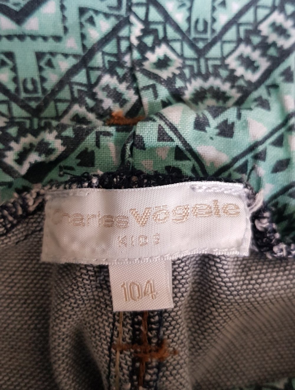 Latzhose Gr.104 #Herz #charles Vögele