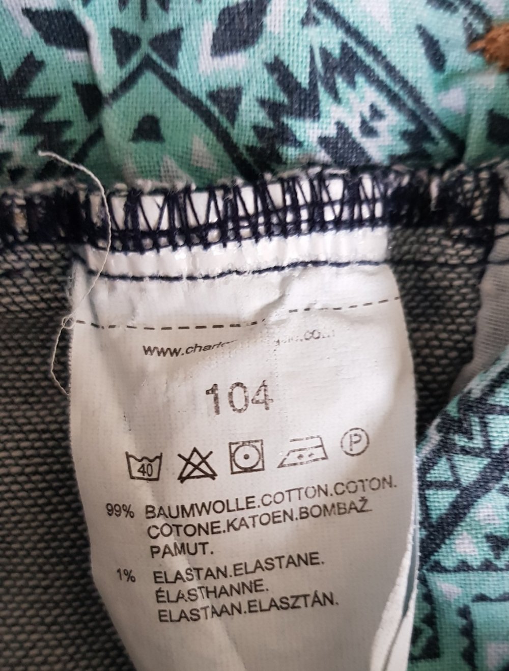 Latzhose Gr.104 #Herz #charles Vögele