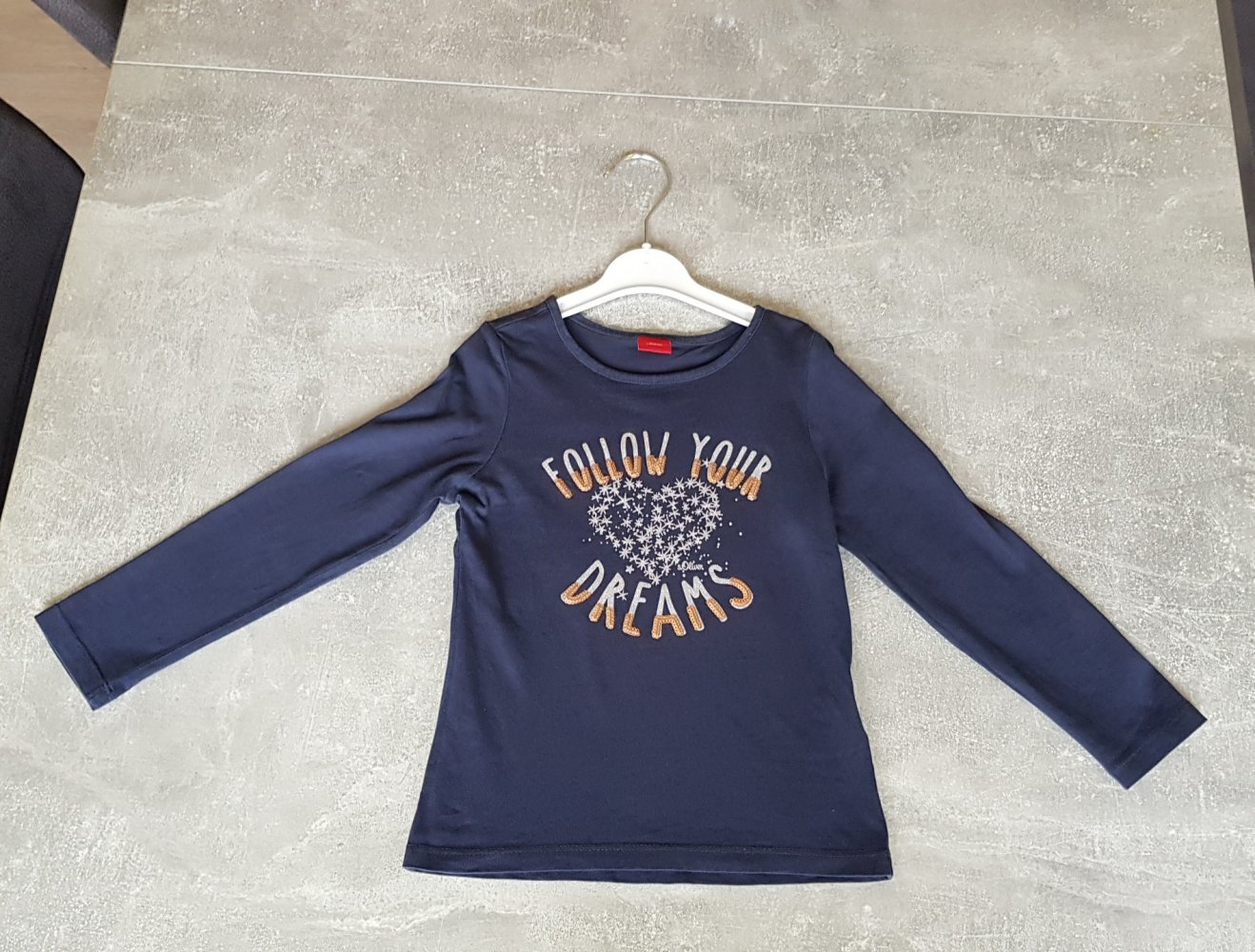 Langarmshirt Gr.104/110 #Follow your Dreams