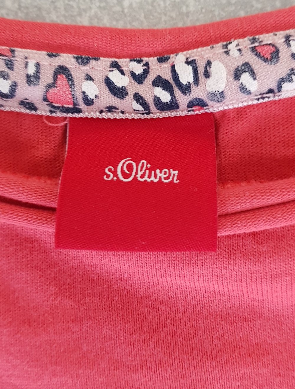 Langarmshirt Gr.104/110 #Herzek #Pailletten