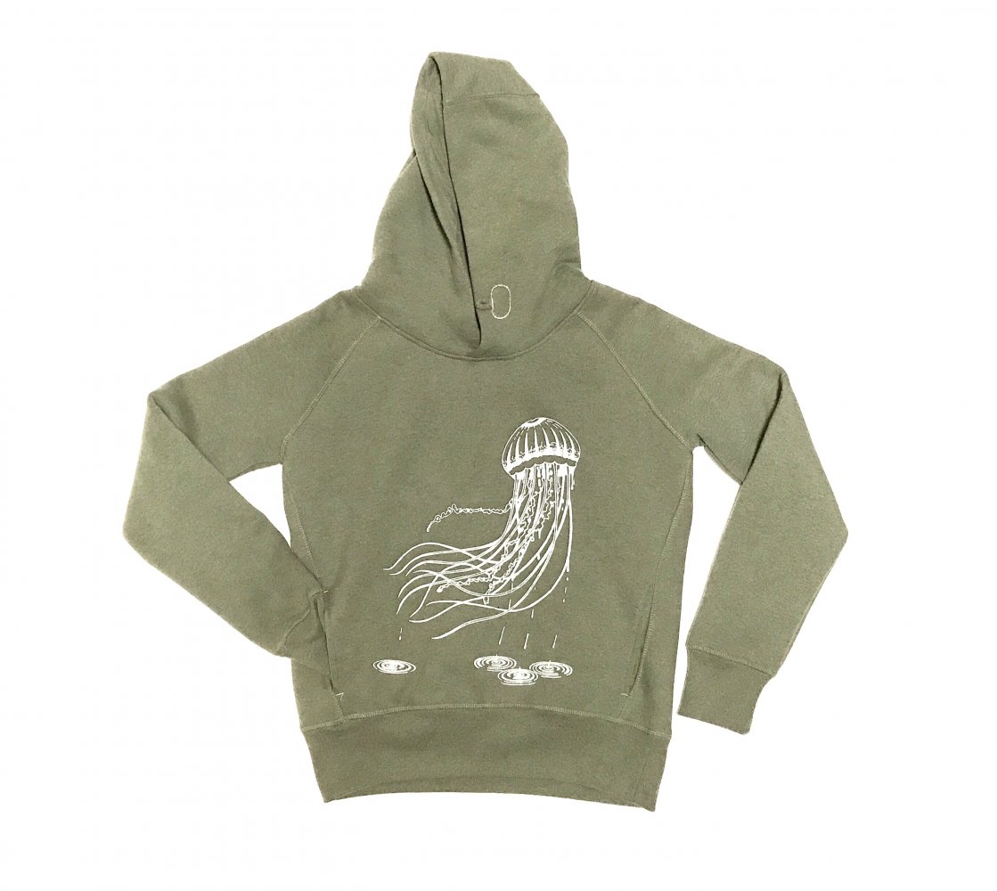 Fairwear Bio Hoodie Pullover S oliv petrol Qualle neu