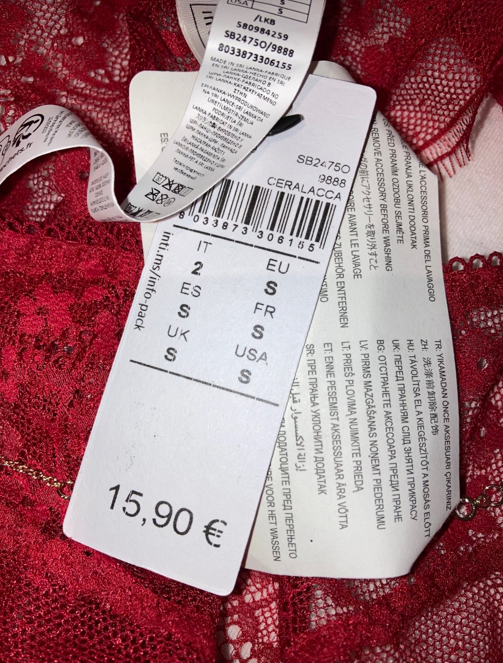 Intimissimi Brazilian Tanga