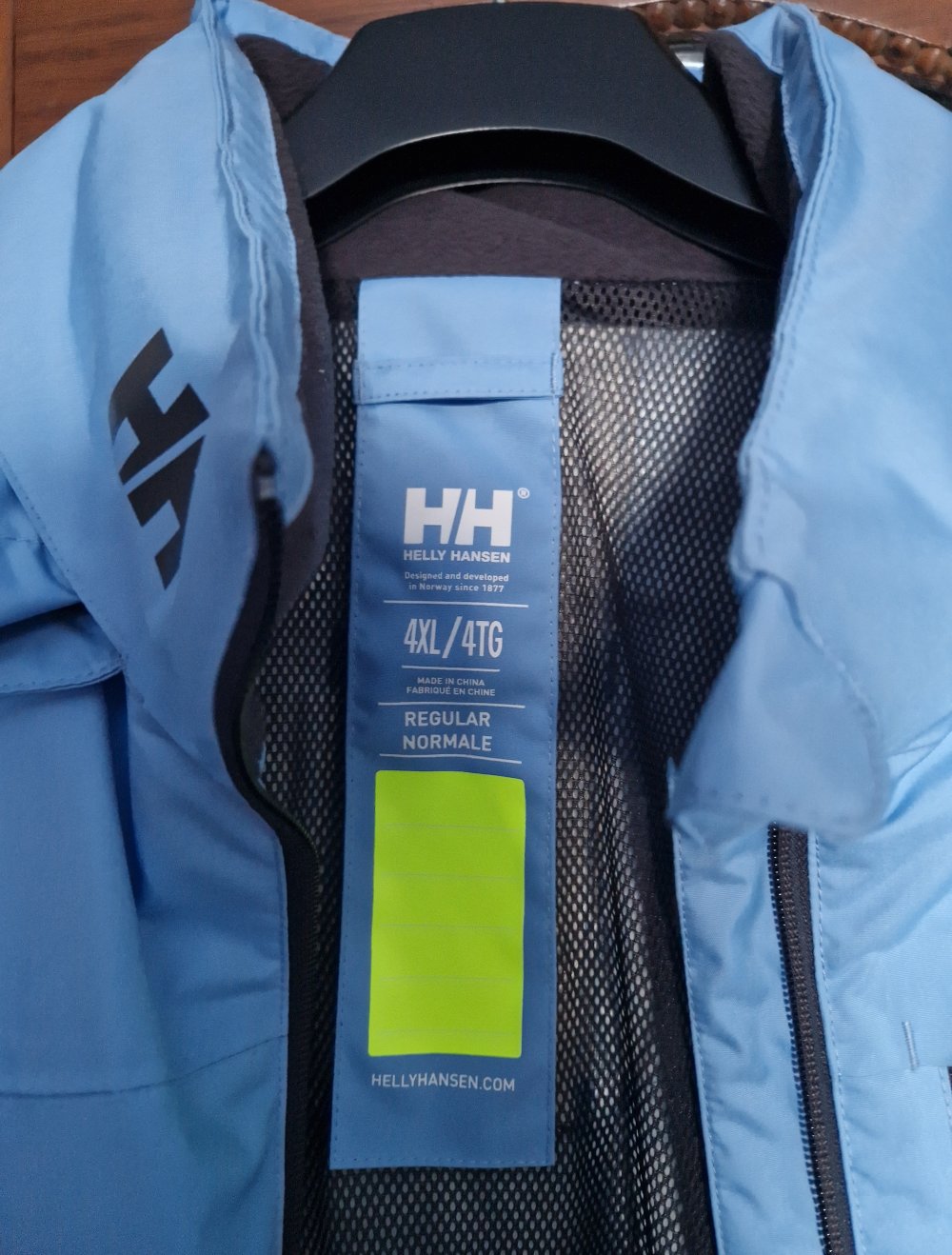 Helly Hansen Regenjacke Segeljacke hellblau Neu 4XL