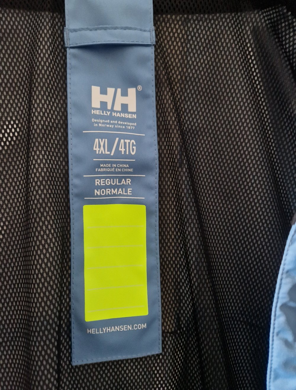 Helly Hansen Regenjacke Segeljacke hellblau Neu 4XL