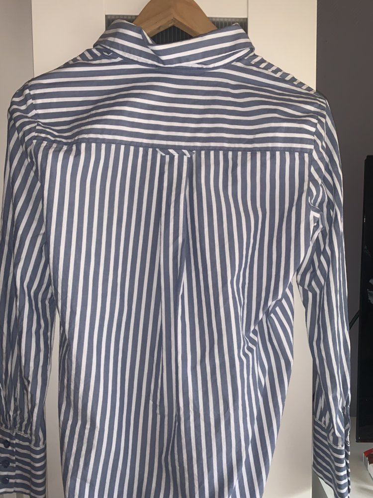 Neuwertig! Esprit (Hemd-)Bluse blau/weiß gestreift 