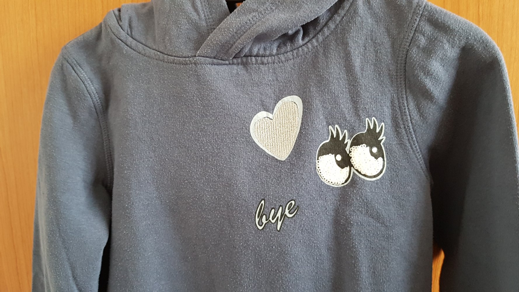 blauer Hoody Größe 152 von Pocopiano