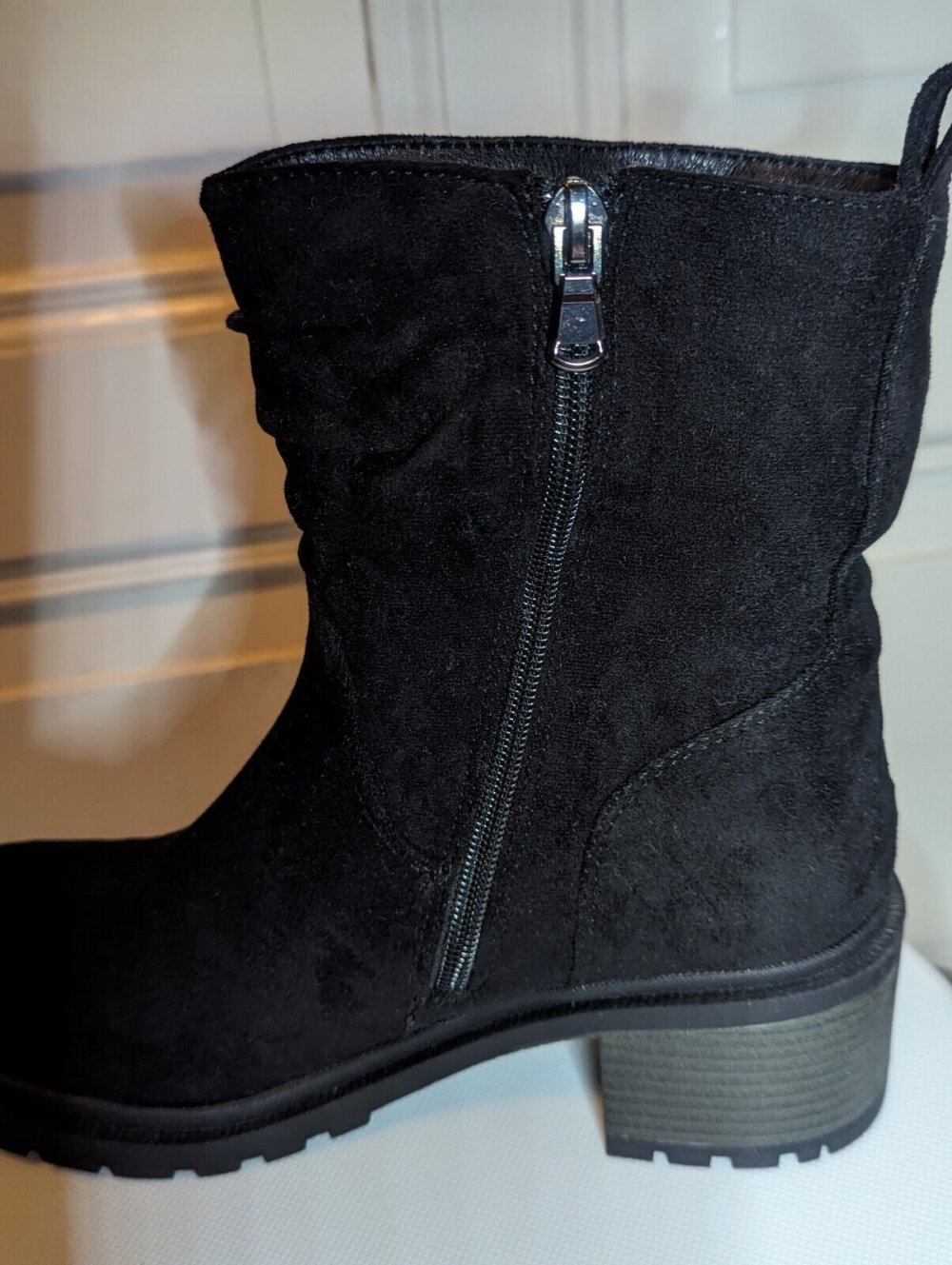 Gefütterte Landrover Stiefel Schwarz Wildleder Größe 38 *Neuwertig*