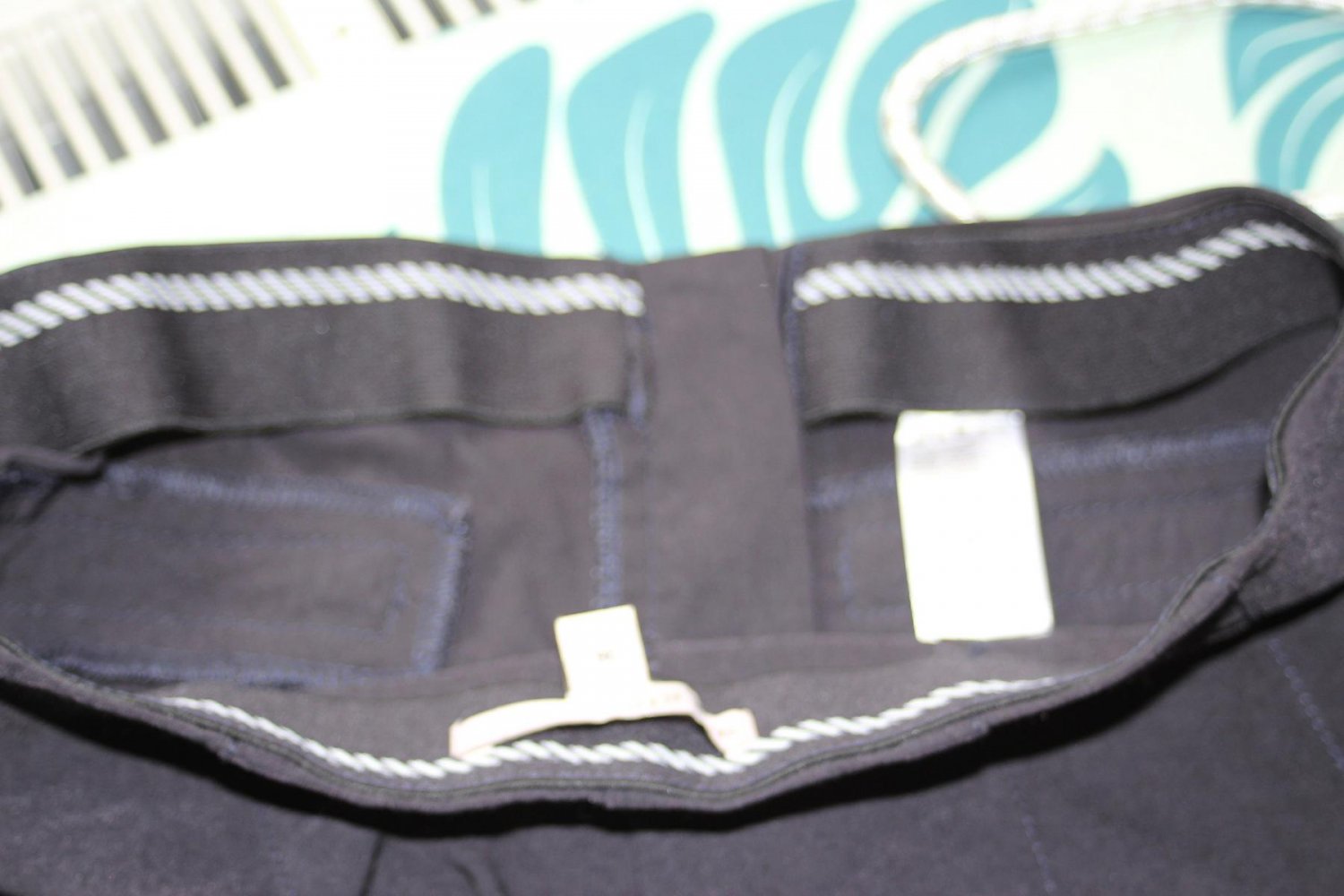 Schmale Hose, dunkelblau, Größe 36
