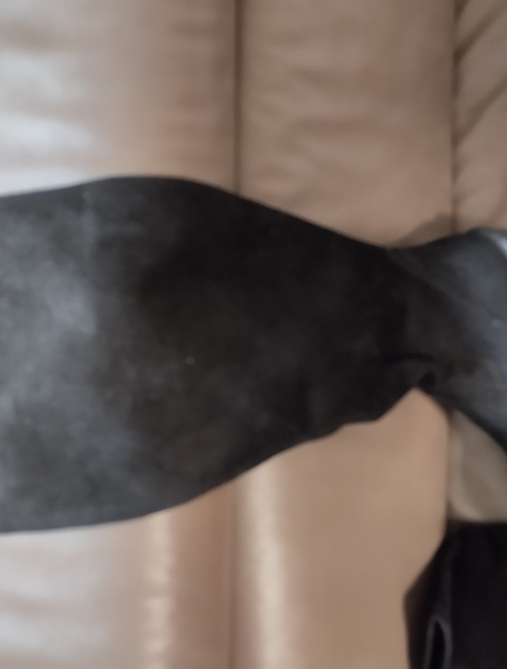 Schwarze Stretch schaftstiefel eng anliegend mit absatz
