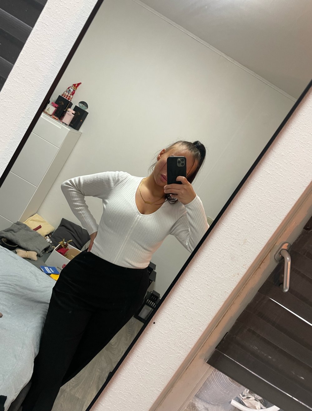 Pullover mit V Ausschnitt