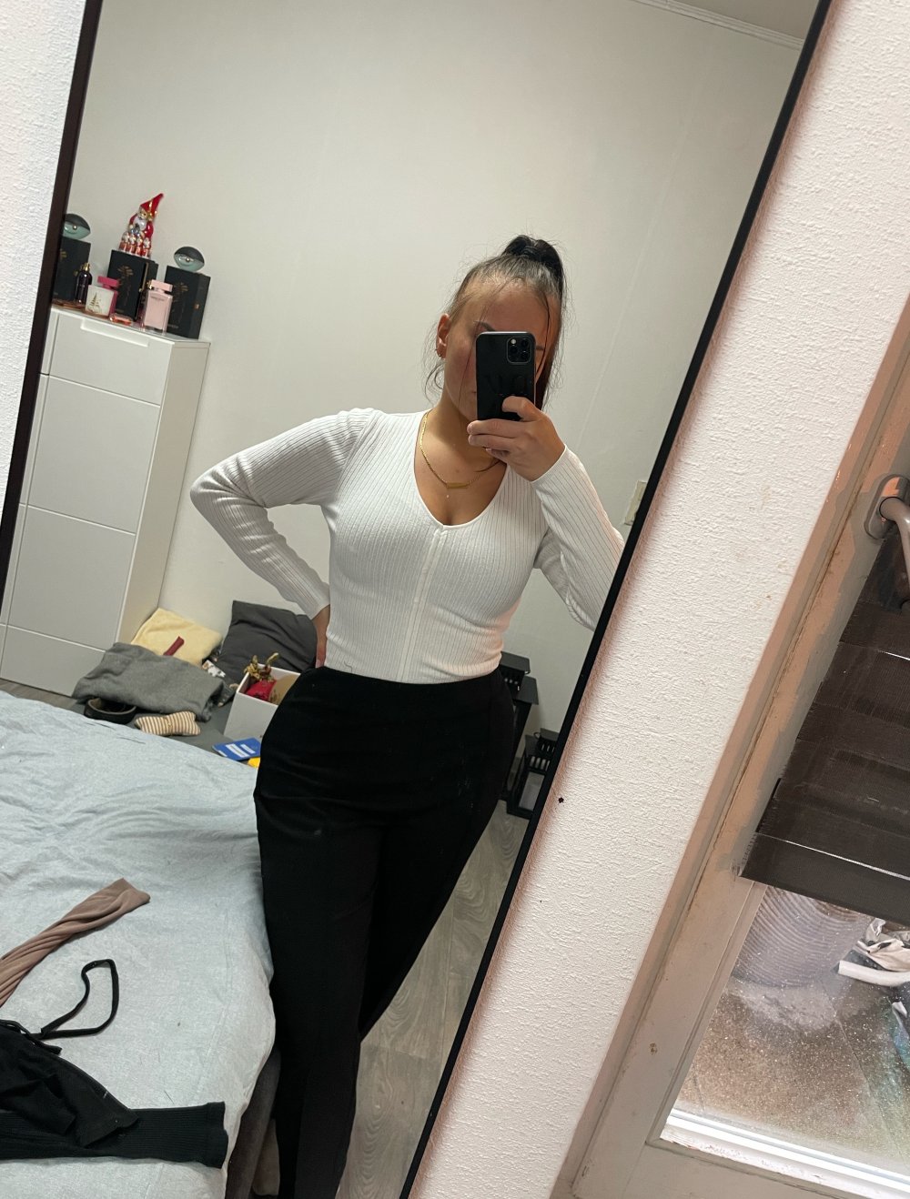 Pullover mit V Ausschnitt