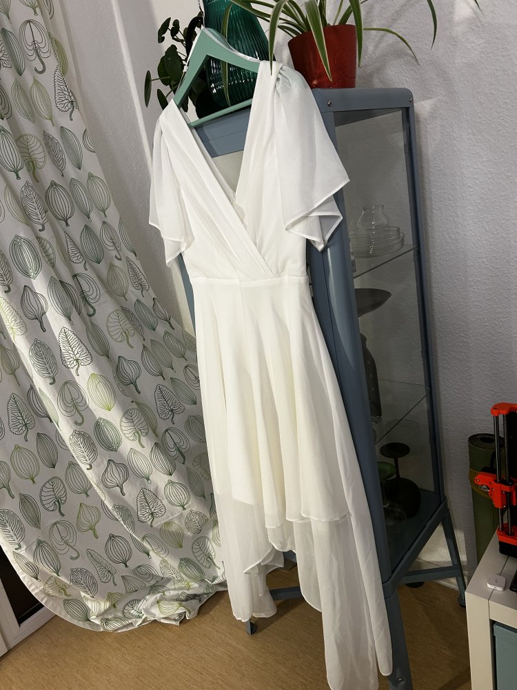 Standesamtkleid Brautkleid - chiffon - Gr. 42 - neu - mit Etikett