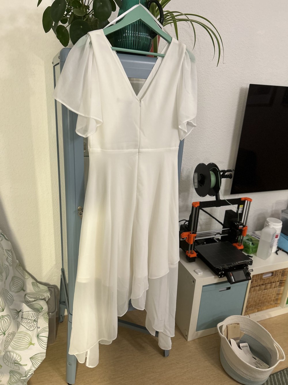 Standesamtkleid Brautkleid - chiffon - Gr. 42 - neu - mit Etikett