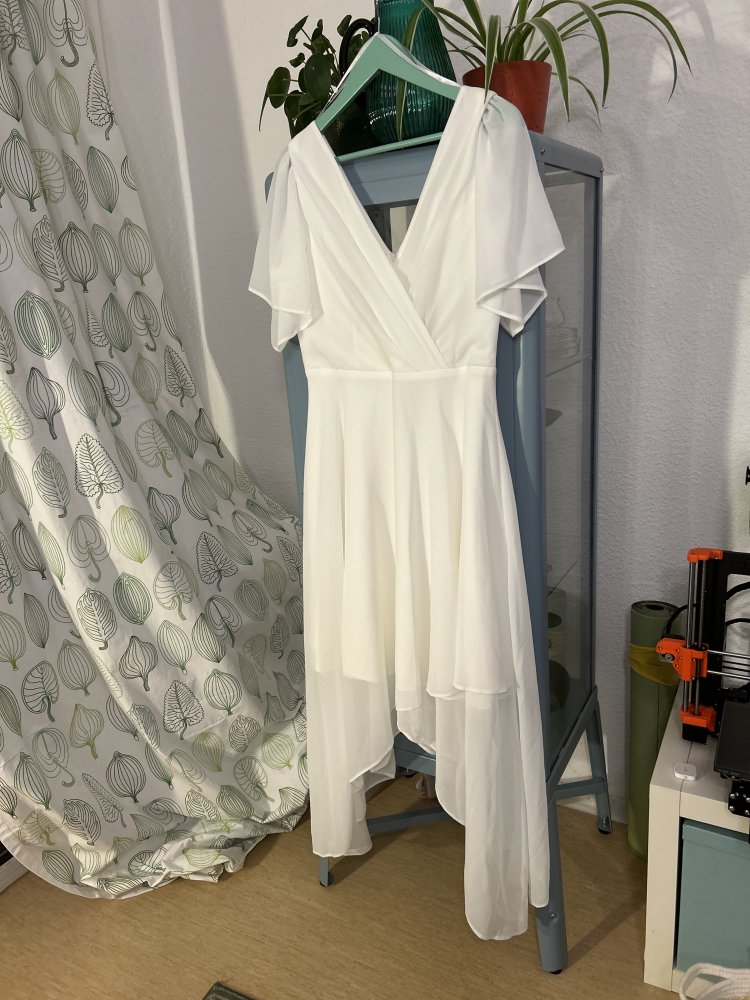 Standesamtkleid Brautkleid - chiffon - Gr. 42 - neu - mit Etikett