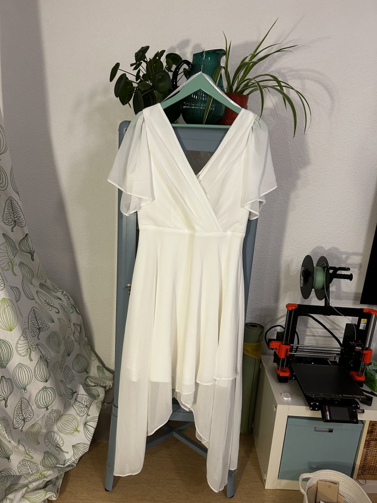 Standesamtkleid Brautkleid - chiffon - Gr. 42 - neu - mit Etikett