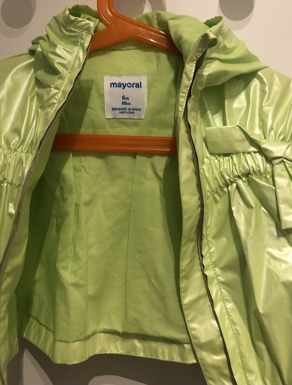 Regenjacke Windjacke Jacke Mädchen Größe 68