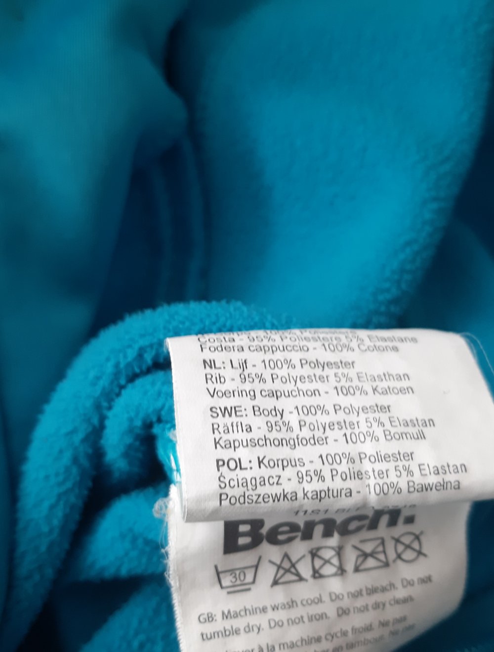 Bench Kapuzenjacke Gr.S