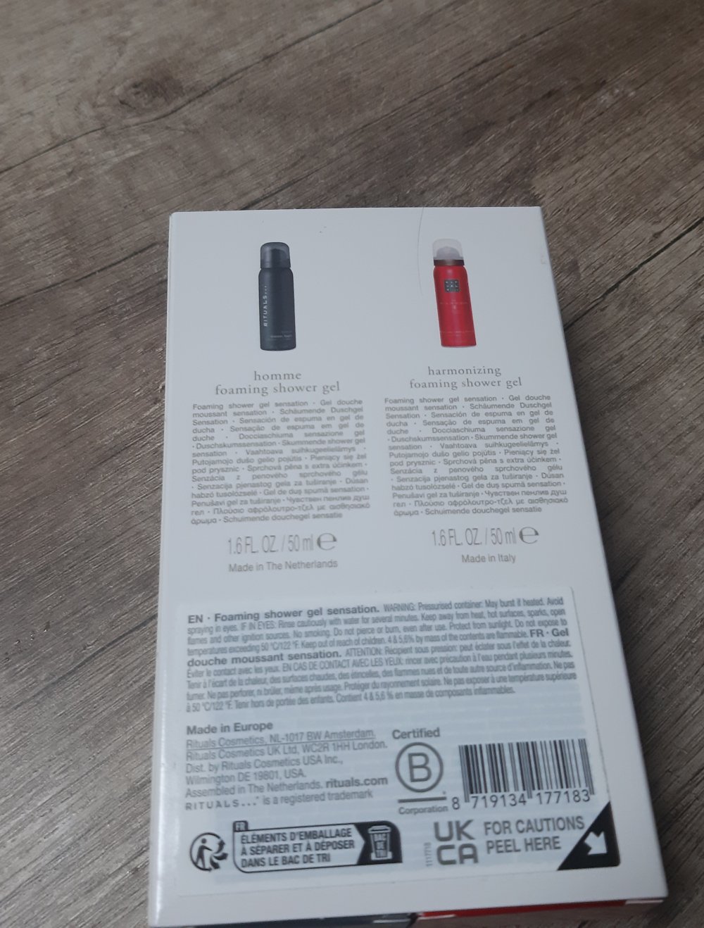 Rituals of Ayurveda shower gel duo