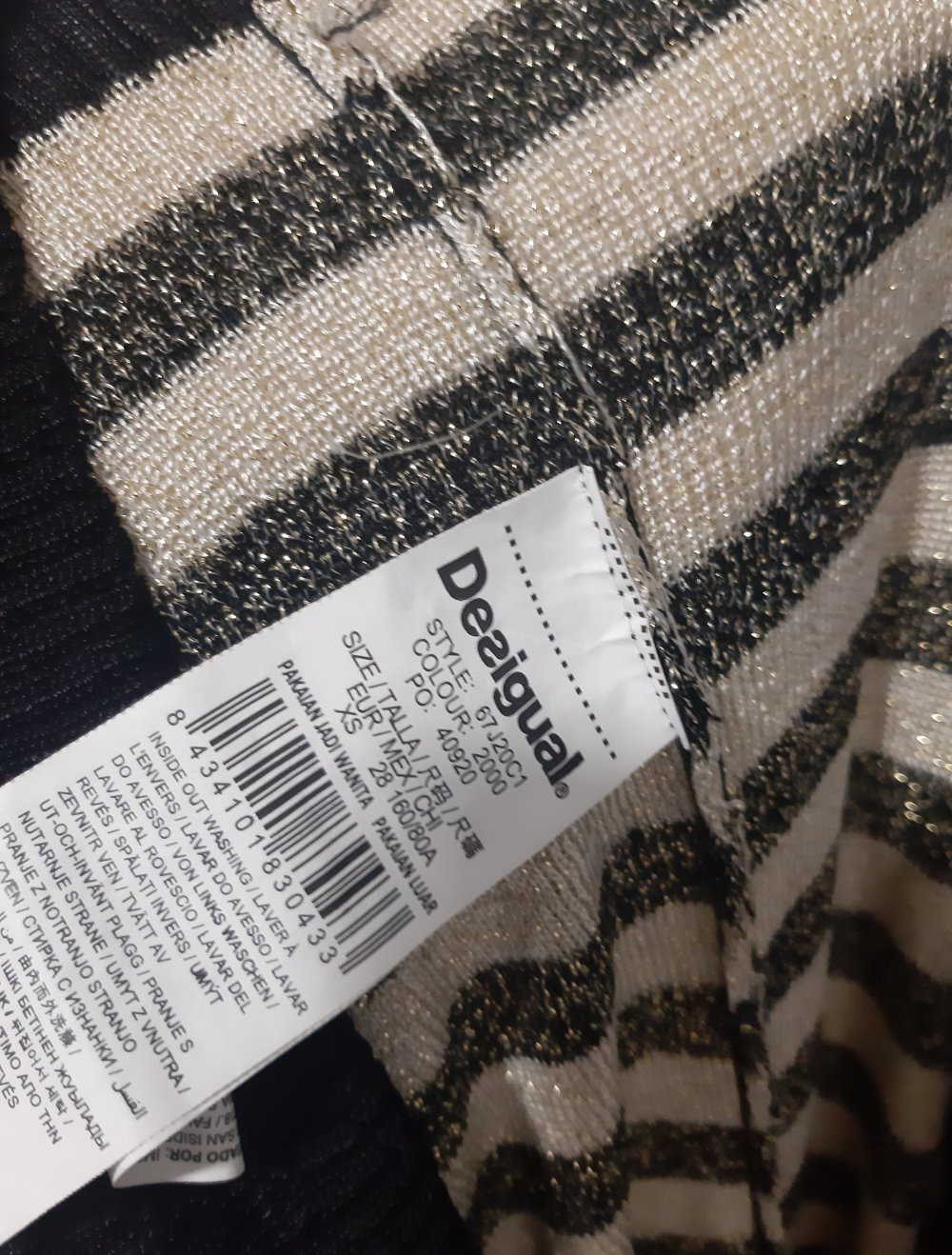 Langarm Sweatshirt  Desigual Gr. XS