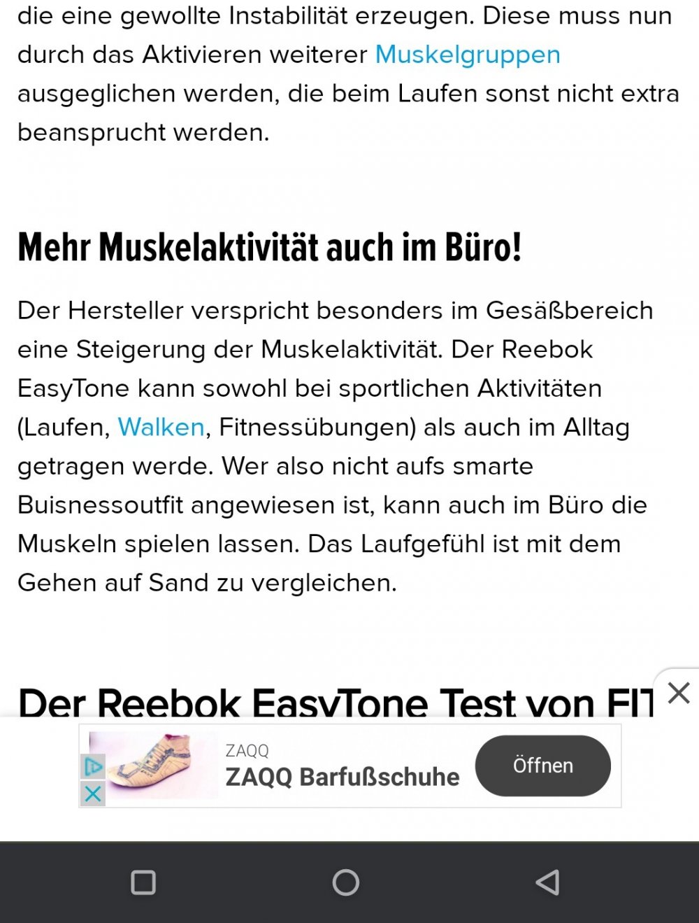 reebok easytone