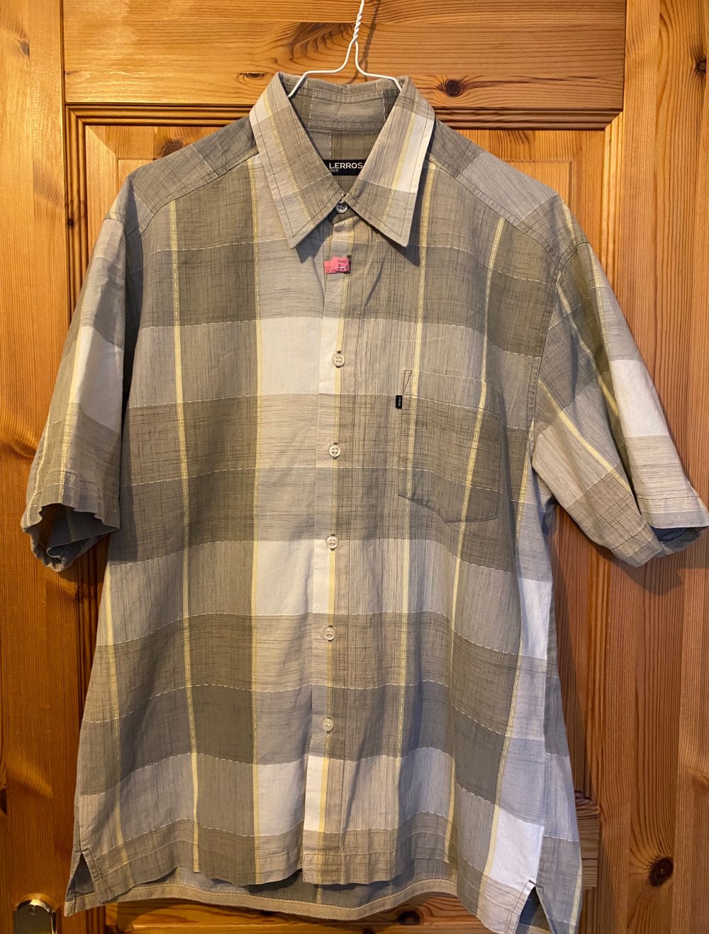 Herrenshirt kurzärmelig Größe