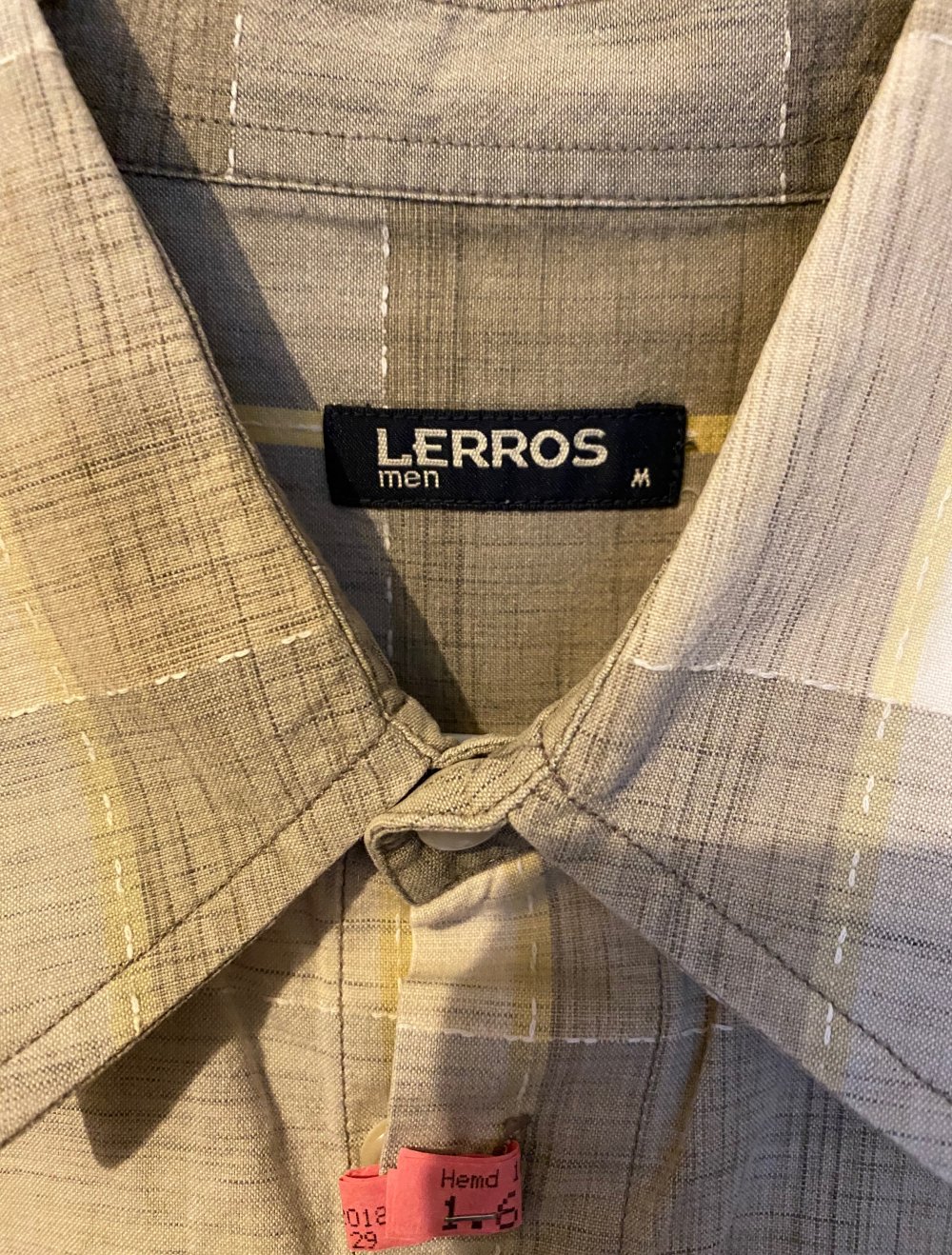 Herrenshirt kurzärmelig Größe