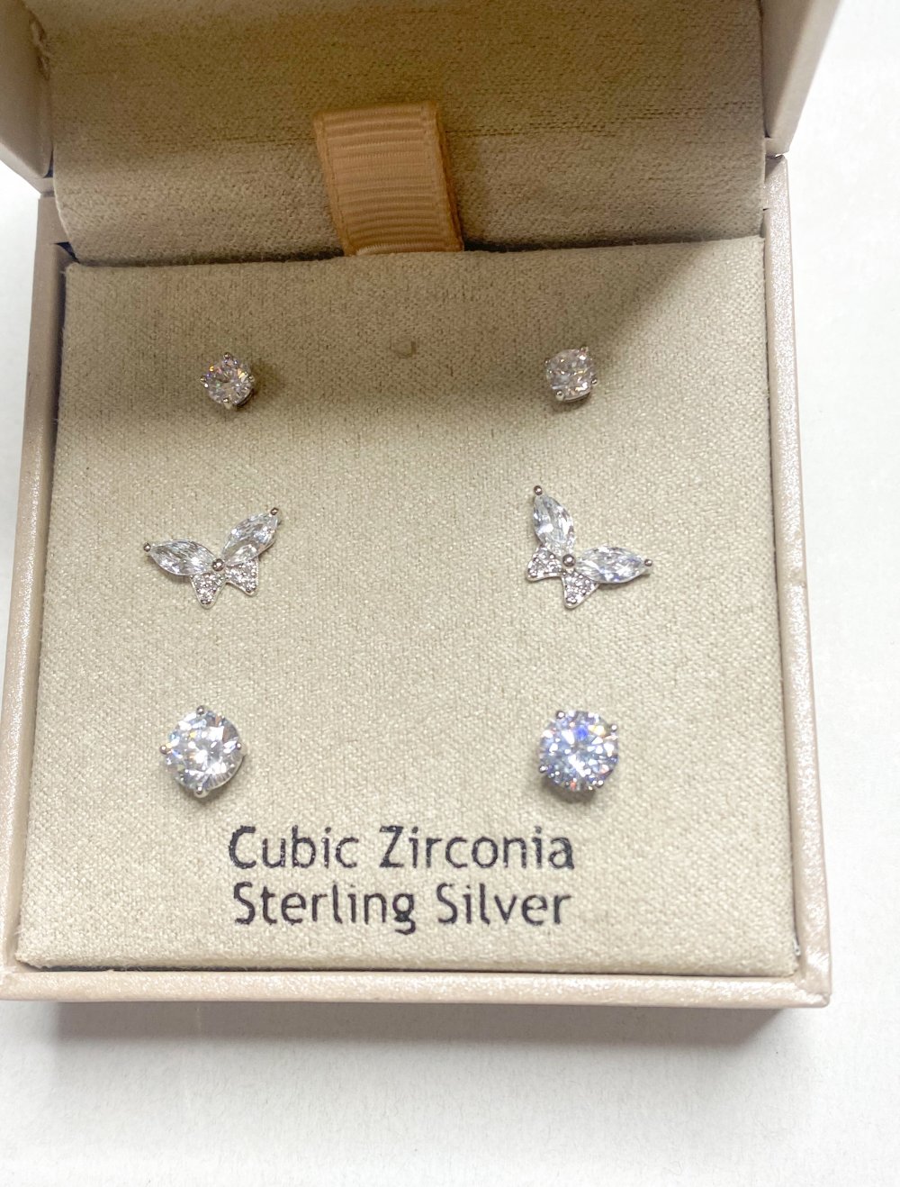 Rachel Ashwell Ohrstecker Sterling Silber mit Cubic Zirconia