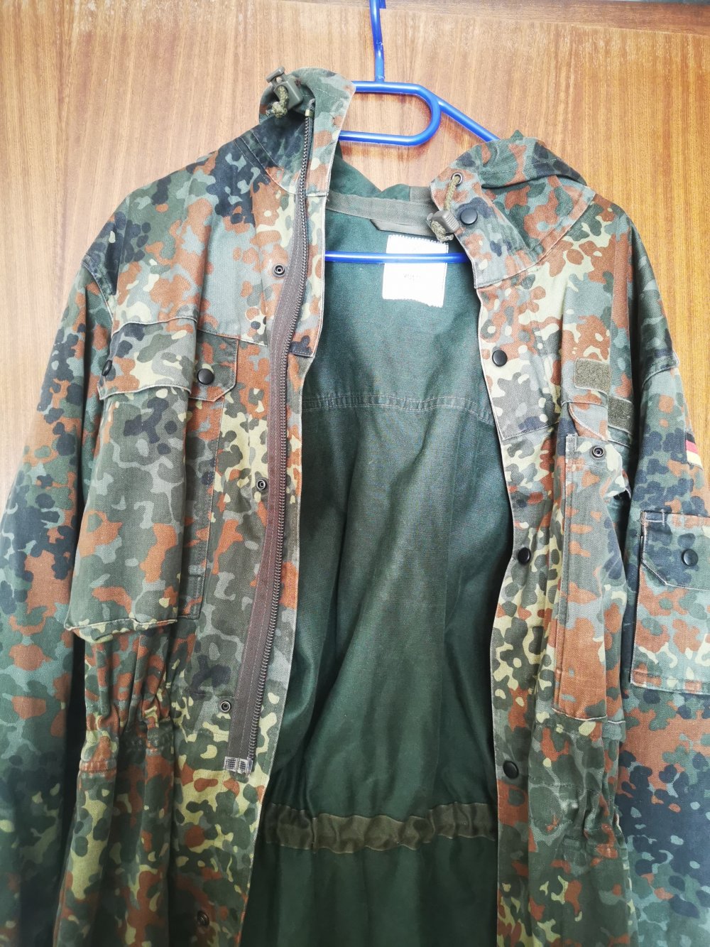 Oversized-Jacke im Militärlook