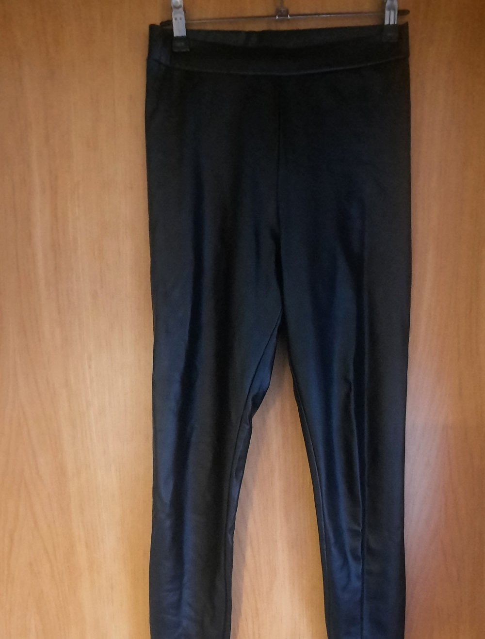 Leggins in Lederoptik