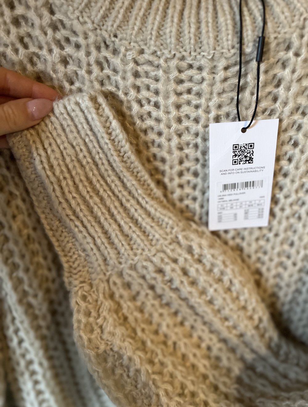 Msch Copenhagen Pullover Beige Celena Heidi XS S NEU