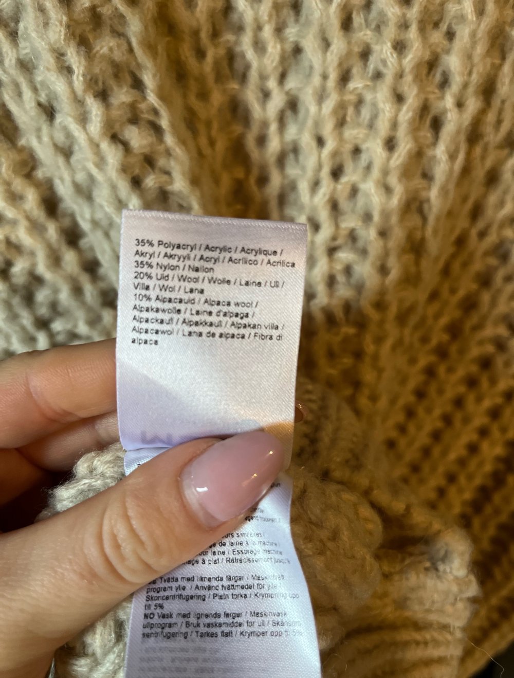 Msch Copenhagen Pullover Beige Celena Heidi XS S NEU