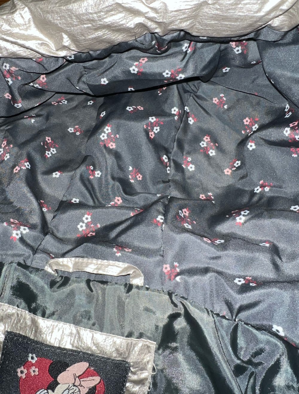 Disney Winterjacke Mädchen Minnie Maus Silber 98