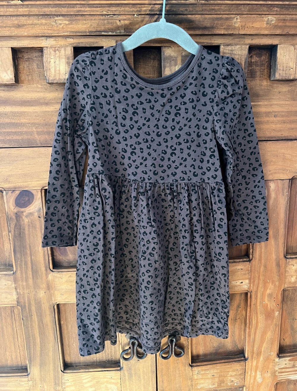 Kleid in Leoparden Look braun 98/104