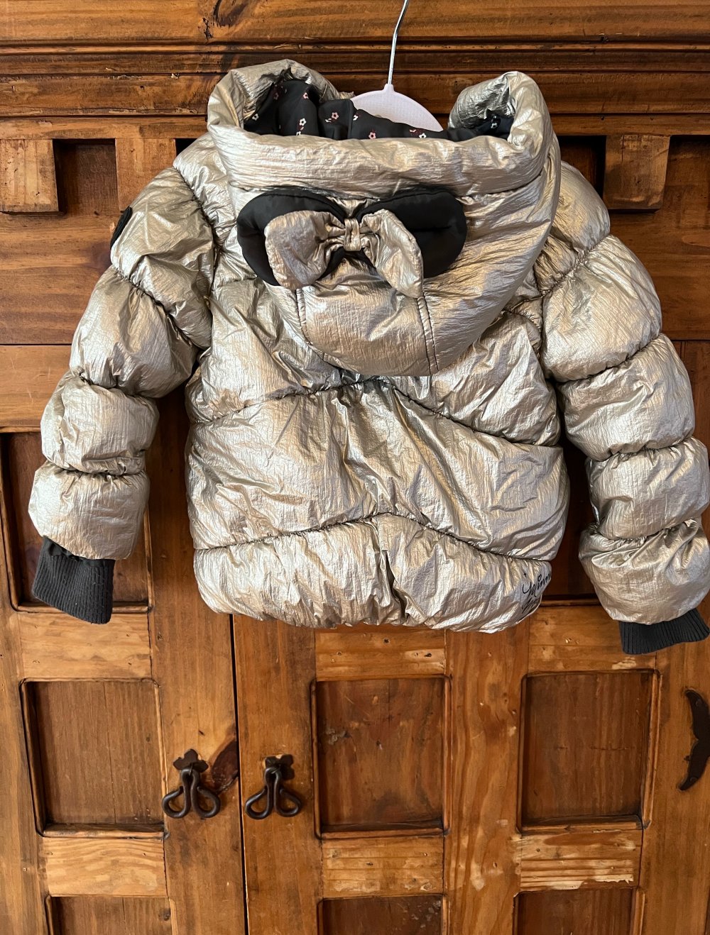 Disney Winterjacke Mädchen Minnie Maus Silber 98